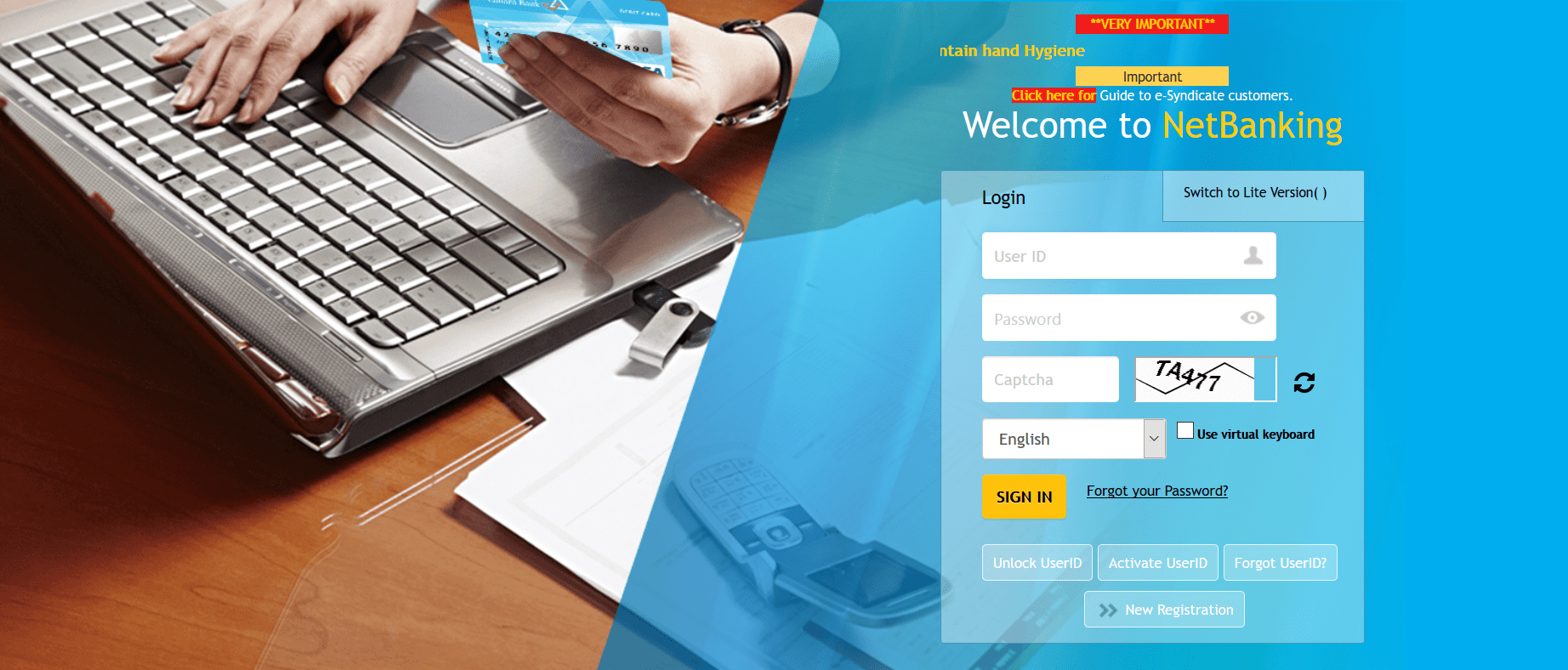 How to Log in Canara Bank Internet Banking