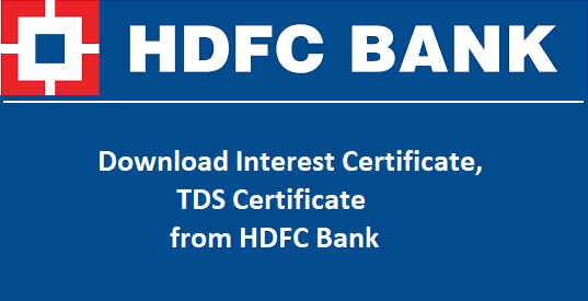 form 16A HDFC bank