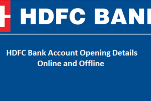 HDFC account details