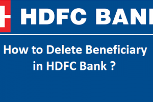 Delete beneficiary account from HDFC