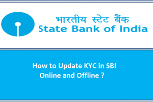 KYC update methods in SBI online and offline