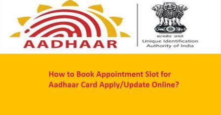 aadhaar online appointment