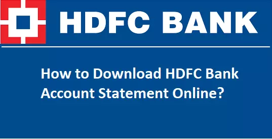 hdfc e statement download