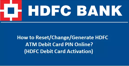 HDFC Debit Card Activation