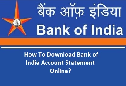 BOI account statement e passbook download